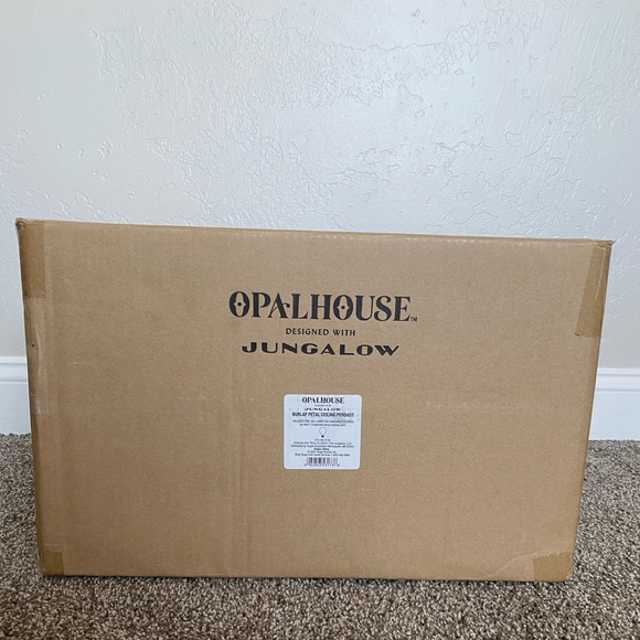 1 Opalhouse Burlap Petal Ceiling Pendant Designed With Jungalow. - Picture 9 of 10